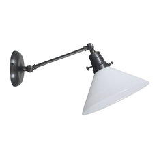 House of Troy Otis Industrial Wall Lamp, Oil Rubbed Bronze, OT675-OB-WT