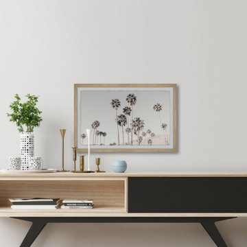 "Palm Tree Overload" Framed Painting Print