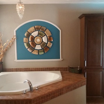 Niches and shelves to display art, all constructed by MH Construction