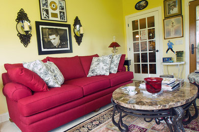 Eclectic living room photo in Other