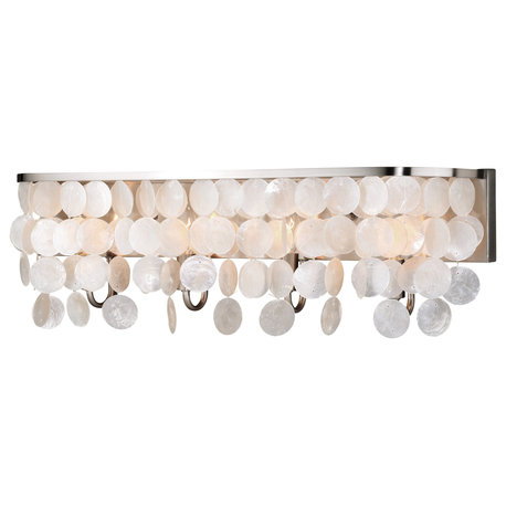 Vaxcel Lighting W0271 Elsa 4 Light 28"W Bathroom Vanity Light - Satin Nickel