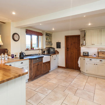 Traditional kitchen in a barn conversion