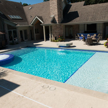 Pool with Accent Lighting
