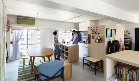 Casas Houzz: La original reforma de un piso de 45 m² en Osaka