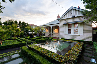 Traditional garden in Melbourne.