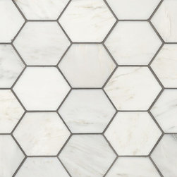 Calacatta Hexagon Mosaic (87x100) - Wall & Floor Tiles