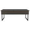 Chester Lift Top Coffee Table with Concealed Storage, Carbon Espresso