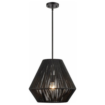 Millennium Lighting 9022-MB Elise - 1 Light Pendant-13.5 Inches Tall and 16 Inch