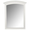 All Seasons Arched Mirror - French White Standard Finish