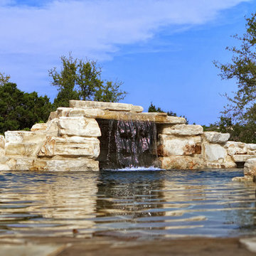 Pool With Waterfall