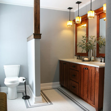 Arts and Crafts Movement Master Bath, Elkhorn