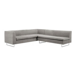 Blu Dot Bonnie and Clyde Sectional - Pebble - Sectional Sofas