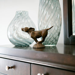 Contemporary Condo Bedroom and Bath - Vases