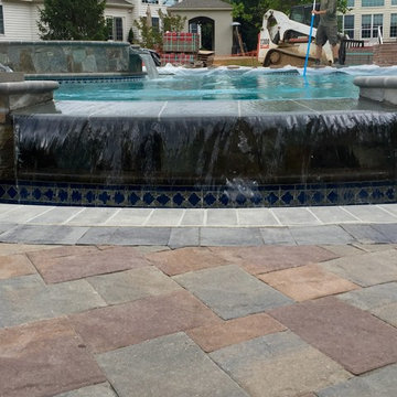 Design and build ashburn swimming pool and landscape