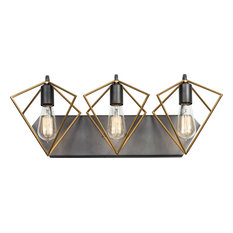 Metropolis Bath - Antique Gold, Rustic Bronze, 3