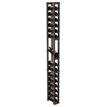 Wine Racks America - 1 Column Display Row Wine Cellar Kit, Redwood, Black/Satin Fi - Make your best vintage the focal point of your wine cellar. High-reveal display rows create a more intimate setting for avid collectors wine cellars. Our wine cellar kits are constructed to industry-leading standards. You'll be satisfied. We guarantee it.