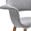 Edgemod Barclay Dining Chair, Light Gray