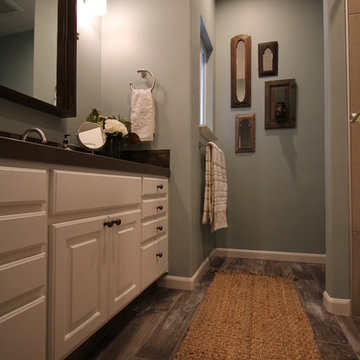 Waterfront Rustic Chic Guest Bath