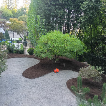Bark Dust for Defined Garden Areas