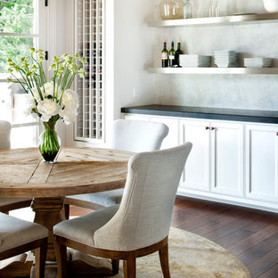 75 Most Popular Traditional Dark Wood Floor Dining Room Design Ideas