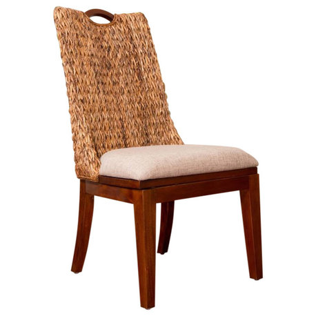 Belize Dining Chair In Sienna, Light Brown