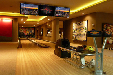 Luxury home bowling