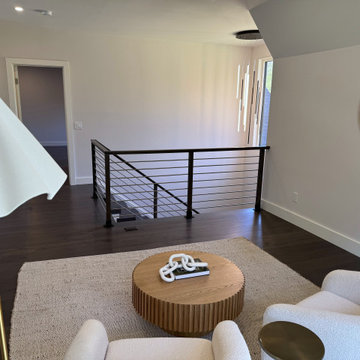Project #137 | Maple Staircase with Stainless Steel Railing