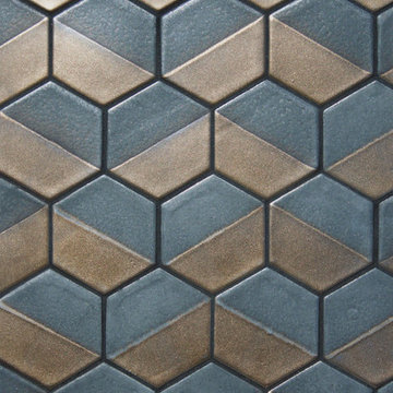 Hexagon 3.5" cookie dip in Rodin colorway.