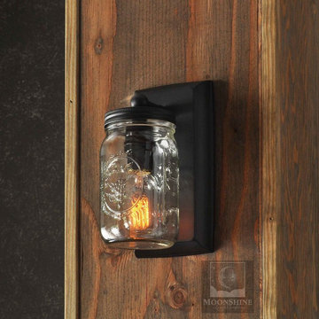 The Farmhouse Mason Jar Wall Sconce