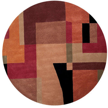 Safavieh Rodeo Drive rd868a Geometric Rug, Assorted, 4'0"x4'0" Round