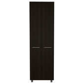 Milano Medicine Cabinet,Six External Shelves Mirror,Black Wengue