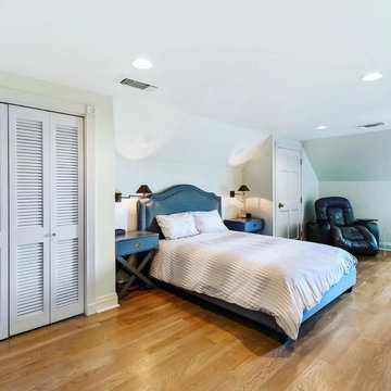 White Oak Wide Plank Flooring, Country Cottage Bedroom