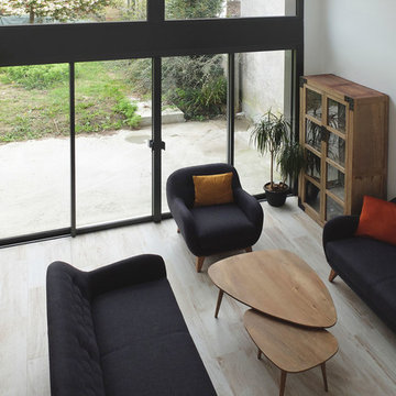 Salon en double-hauteur