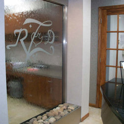 Custom Water Wall For Client's Waiting Room - Indoor Fountains