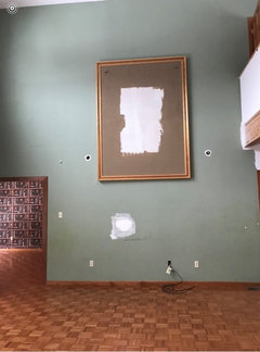 Large Blank Wall In Living Room