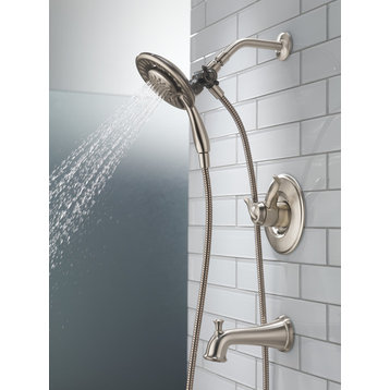 Delta Linden Monitor 17 Series Tub and Shower Trim With In2ition, Stainless