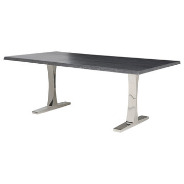 Toulouse Dining Table, Oxidized Grey, 78"