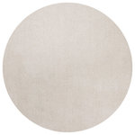 KAS - KAS Bliss 1550 Shag Shag Rug, Ivory, 6'0"x6'0" Round - The elegant, hand-made shag area rugs of the Bliss collection will add comfort and luxury to any room. Made of a Poly-acrylic blend, these rugs blend subtle shades for an elegant look. The KS Bliss rug collection is constructed using unique techniques developed by KS to create long-lasting high-quality rugs in colors that compliment today's lifestyles. Select from a range of colors and rectangular sizes.