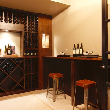 Yarrow Point - Walnut Wine Cellar