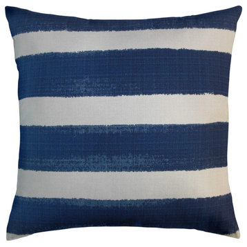 The Pillow Collection Blue Reimer Throw Pillow Cover, 22"x22"