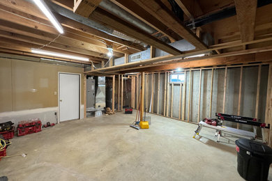 Inspiration for a basement remodel in Seattle
