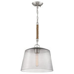 Designers Fountain - Designers Fountain D210M-14P-PN Windrush - 1 Light Pendant - Canopy Included: Yes  Shade IncWindrush 1 Light Pen Polished Nickel Smok *UL Approved: YES Energy Star Qualified: n/a ADA Certified: n/a  *Number of Lights: Lamp: 1-*Wattage:60w Medium Base bulb(s) *Bulb Included:No *Bulb Type:Medium Base *Finish Type:Polished Nickel