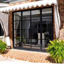 Red brick patio