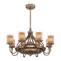 Etesian 6-Light 36 in. Indoor Ceiling Fan, Burnished Russet