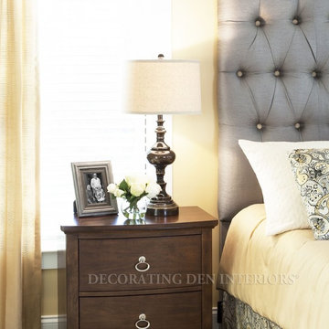 Yellow and Gray Bedroom