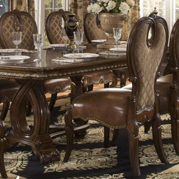 AICO Furniture - The Sovereign Rectangular Dining Table - 57002T - Dining Tables