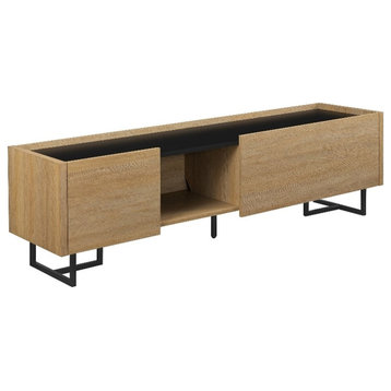 ARWIN Wood Media Console for TVs up to 65"- Oak