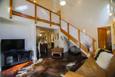 Example of a trendy family room design in San Francisco