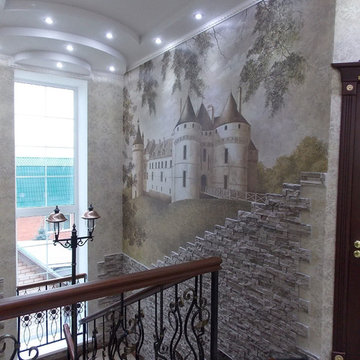 Artistic painting in the interior