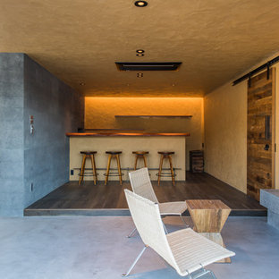 横浜のコンテンポラリースタイルのおしゃれなホームバーの写真